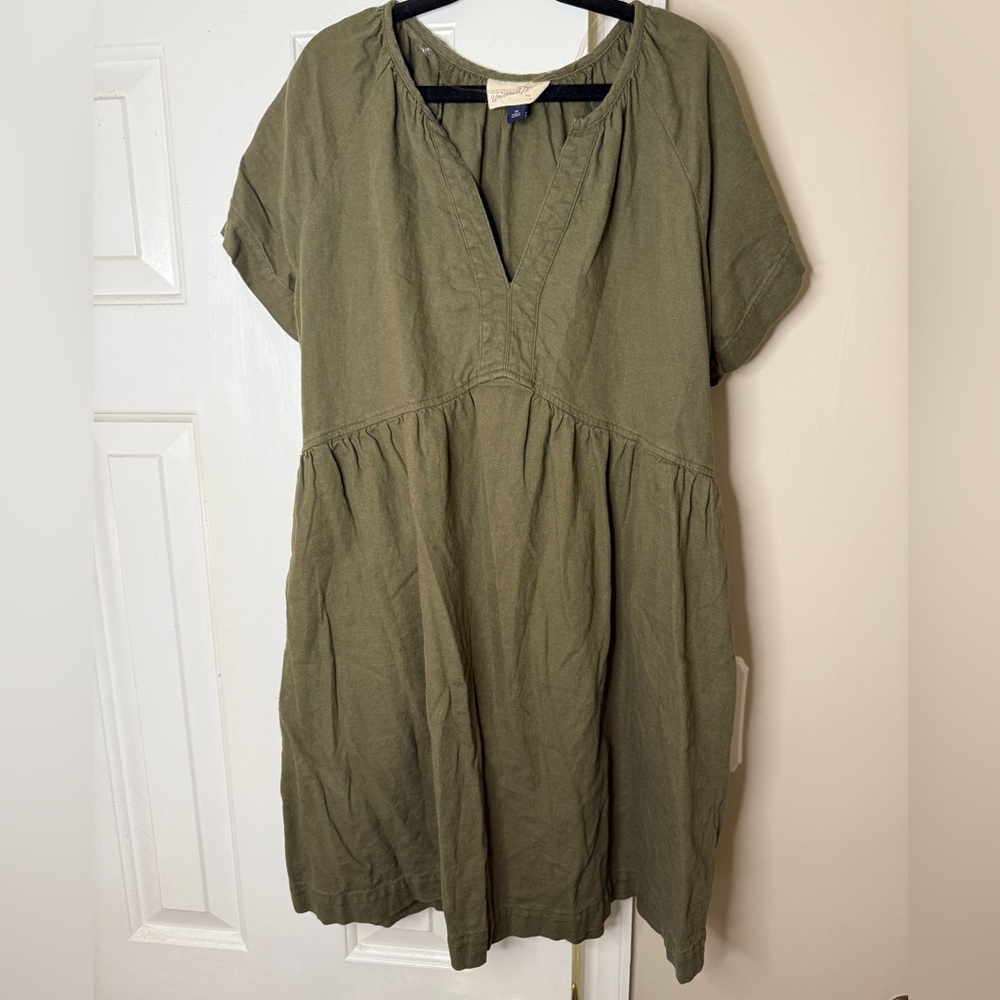 Universal Olive Green Mini Dress